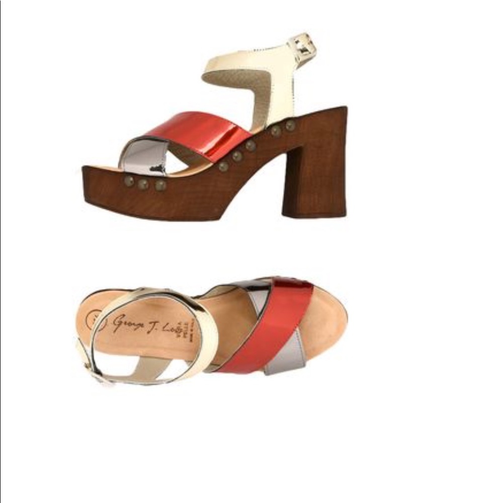 George J. Love , Made in Italy platform sandals